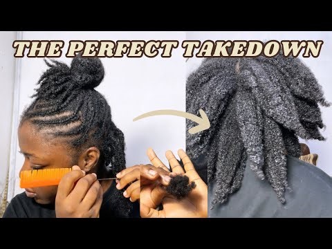 How to takedown loose braids & detangle your hair with zero breakage!
