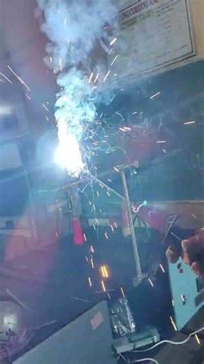 Vertical Welding Practical 3F corner Joint | ITI Welder Student #welding #shorts #itiwelder #iti