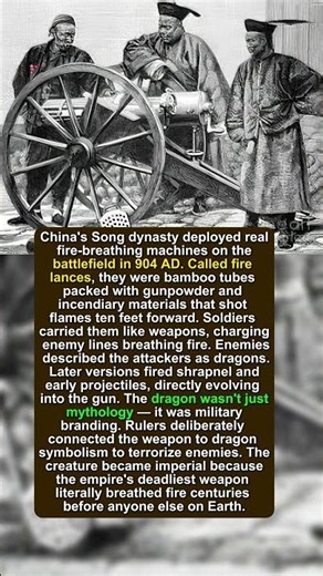 How Ancient China Created Fire-Breathing Dragons to Win Wars #china #history