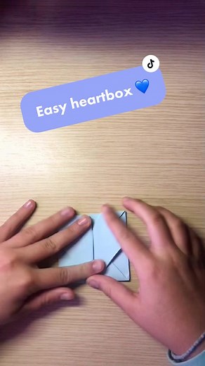 Easy Heart Box Origami Tutorial