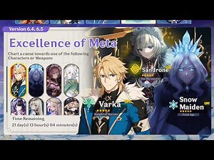 MAJOR UPDATE!! NEW 5 STAR BANNER REWORK! VARKA, MAIDEN, SANDRONE KIT+RELEASE DATE - Genshin Impact