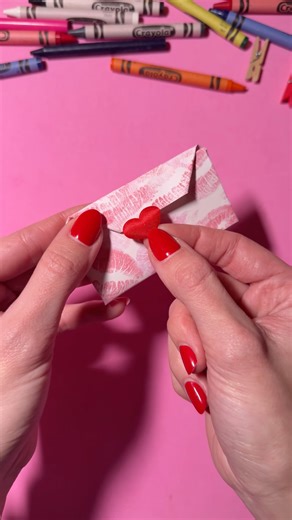 DIY Mini Love Envelope 💌 | Cute & Easy Paper Craft #shorts
