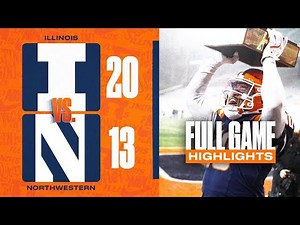 Illinois vs. Northwestern | Full Game Highlights 11/29/25