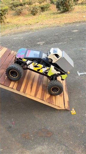 Small Track Vs Tesla Ultimate RC Climb & Big RC Saves Small RC 🔥