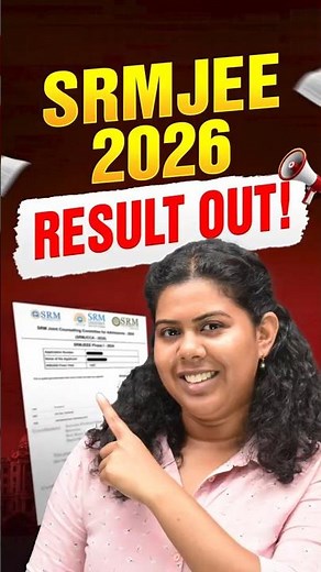SRMJEE 2026 Result OUT 😳 | How to Check SRMJEE Result 2026? | SRMJEE 2026 Scorecard!