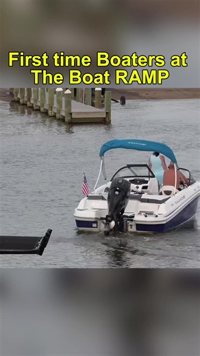First time boaters at the boat ramp #weekend #boatramp #fyp | boat