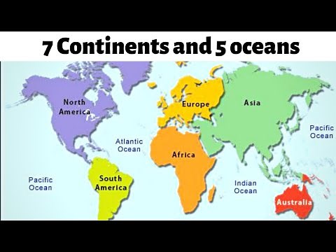 Did you know 7 continents and ocean// continents and oceans