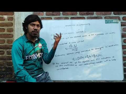 Multicollinearity - 2 [Consequences, detection and remedies ] in Bangla