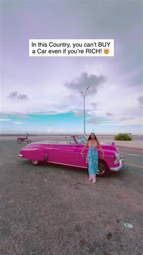 Ankita Kumar 🇮🇳| TRAVEL on Instagram: "Cuba is a “a real life car museum”! But the reason behind that is dark. Back in 1959 all American car imports stopped because of embargo laws and forced locals into magicians, rebuilding engines, patching tires, and crafting parts from whatever they can find. Those gleaming vintage Chevys and Buicks aren’t collector’s items, they’re daily rides kept alive by pure ingenuity. To visitors, these cars are beautiful relics of the past. To Cubans, they’re proof