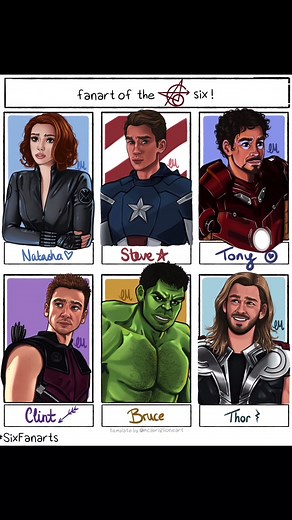 Drawing the OG Avengers | Marvel Fan Art