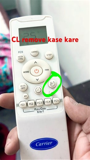 Carrier AC CL Error Reset Method #accircuits #airconditioning #airconditioner #splitac #shorts #fyp