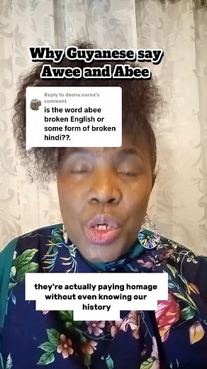 Why Guyanese say Awee and Abee? | AWE STORY GAT Melody
