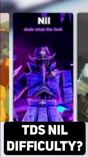 TDS Nil Difficulty #roblox #tds #gaming #null #nil #towerdefense #towerdefensesimulator