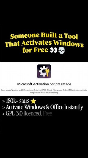 Someone Built a Tool That Activates Windows/Office for Free 🤯💀