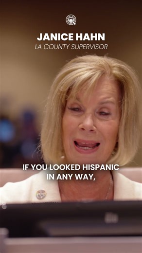 L.A. County Supervisor Janice Hahn speaks about inhumane I.C.E. raids