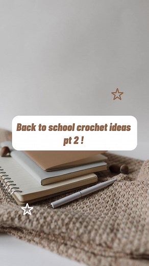 Some more back to school crochet ideas that we can crochet ! Dm us for commission