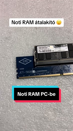 Ram válságra egy opció 😉😮 #memoria #ram #ddr4 #sodimm #notebook
