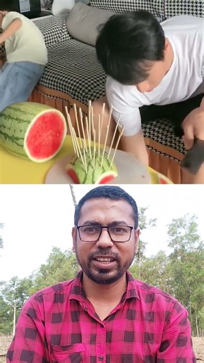 তরমুজ দিয়ে আইসক্রিম বানানোর চমৎকার আইডিয়া | Robel tech comedy