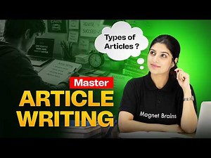 Article Writing Format & Tips | English Writing Skills | CBSE Exam Preparation