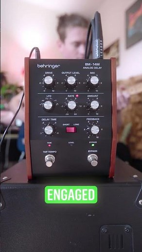 Don't delay on trying this pedal out next! #behringer #BM14M #Analog #Delay #pedals #guitar #demo