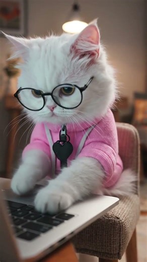 “When Your Cat Becomes a Programmer 😹💻”