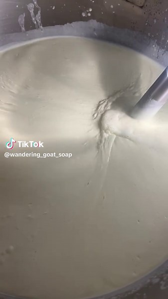 Here’s a little bit of blended goodness from the soap kitchen! Behind the scenes and whipping up batches of our luscious goat’s milk body lotion. And in case you’re wondering: it really is as creamy as it looks! Made with nourishing goat’s milk and skin-loving ingredients, each bottle is blended slowly to create a rich, silky lotion that leaves your skin feeling soft, hydrated, and cared for after every step. Tap the link in our bio to learn more about our body lotions! #lotion #goatsmilklotion 