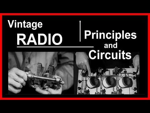 Vintage Radio Receivers Typical Principles and Circuits (1942) Superheterodyne, Tubes, Training Film