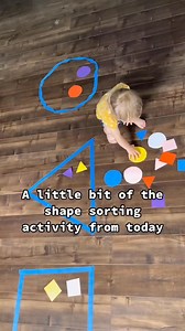 Floor shape sorting activity -2 #kidsactivities #sensoryplay #toddlerlife #toddlers #toddlerlearning #paisleyscorner #parenting #familytime #dadlife #momlife #mumlife #toddlerlife | Jake Coco