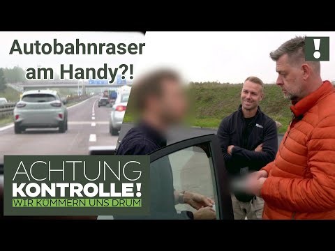 "Playing on your phone, WhatsApp?" Speeder is having BIG problems staying in his lane!