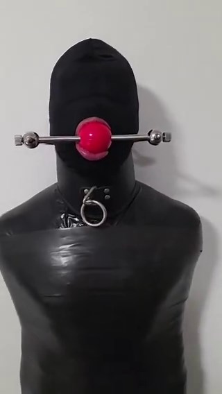 Yes, I keep mummifying this dirty little gimp. But look at it!! tell me you could resist wrapping it tightly in tape and making it helpless. The @silencilicone gag makes sure that nothing they say is intelligible. Though when is anything a gimp says ever worth anything?
