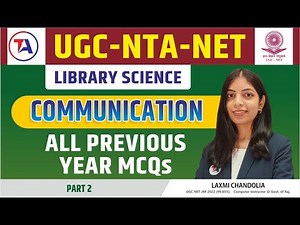 UGC NET Library Science Communication Previous Year Questions | UGC NET 2023 | Library Science MCQs