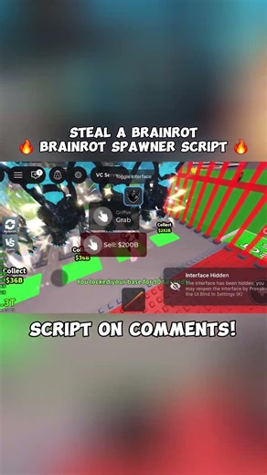 BEST STEAL A BRAINROT SPAWNER SCRIPT 🔥 FAST + KEYLESS 😈 #stealabrainrot #roblox #youtubeshorts