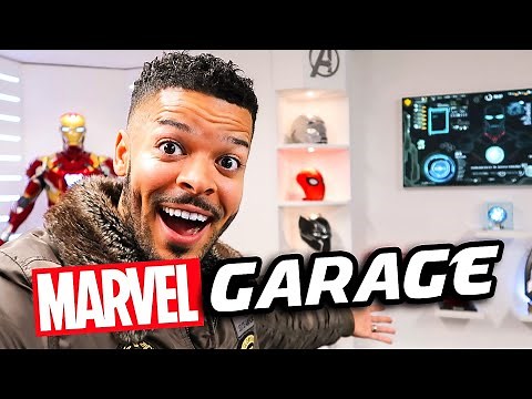 EPIC MARVEL COLLECTION DISPLAY IN MY GARAGE 🔥 | Jeremy Lynch