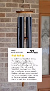 18 reactions | “..is like listening to a symphony orchestra” Our Encore Chimes are a best-seller, here’s why  #windchimes #meditation #chimes #energy | Woodstock Chimes | Facebook