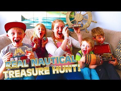 Pirates Treasure Hunt! Finding Hidden Maritime Artifacts! / The Beach House