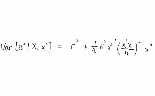 计量经济学（13）预测与预测误差