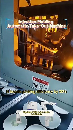 Injection Molding Automatic Take-Out Machine | High-Speed Robot Picker