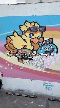 Let’s check out the Square Enix Cafe & Shop in LA! #squareenix #squareenixcafe