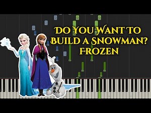 Do You Want to Build a Snowman? - Frozen - Piano Tutorial
