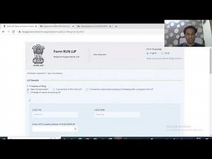 Technical Error in LLP RUN Form (NAME APPROVAL)