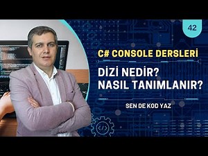 C# Console Lessons 43: What is an Array and How is it Defined? [C Sharp Basic Training]