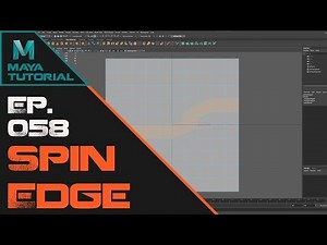 Spin Polygon Edge in Maya