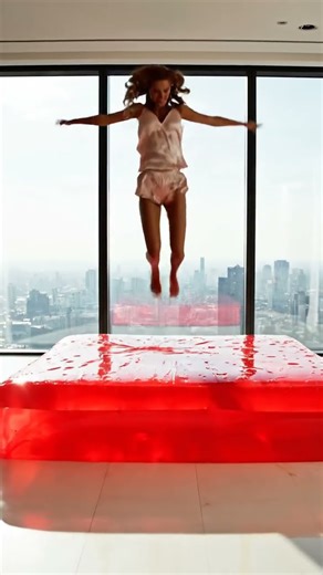 Your Bed Bounces? This One Wobbles. #relaxing