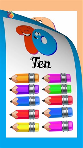 BACKWARD COUNTING FUN song for children #kidslearning #counting