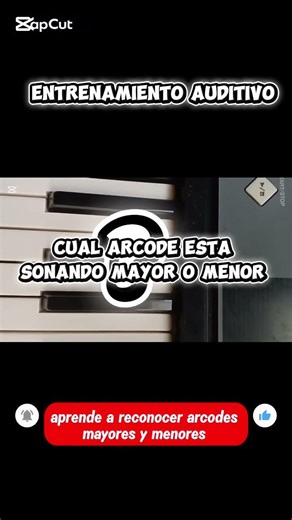 entrenamiento auditivo aprende a reconocer arcodes mayores y menores