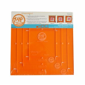 Kimberbell Orange Pop Rulers: Square Set of Nested Rulers