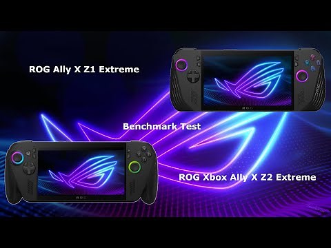 ROG Xbox Ally X Z2e vs ROG Ally X Z1e / Performance Benchmarks / Full Screen Experience