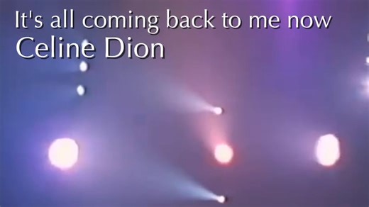 "It's all coming back to me now" Celine Dion - 1996 | Music Decade's