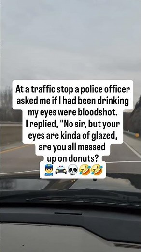 Deflected A DUI Check With One Joke 🚔😳🍩 #humor #shorts #funny