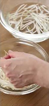 もやしのひげ根の取り方【やりかたのヒント】